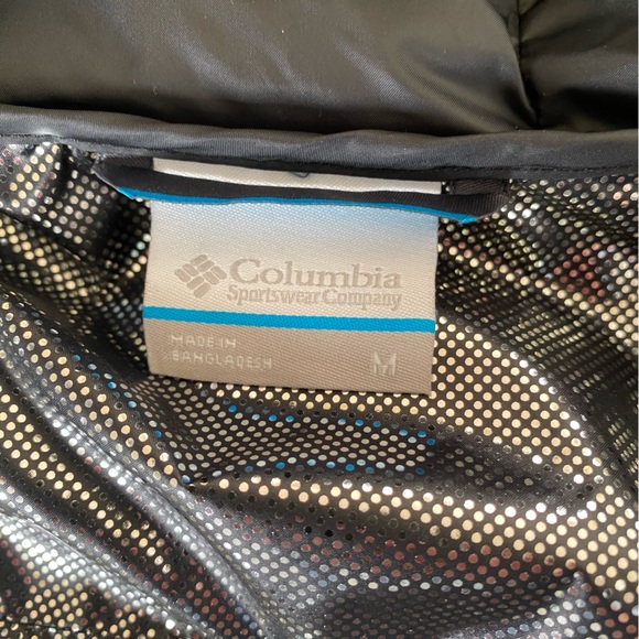 Black Columbia Snow Puffer OmniHeat Jacket - Picture 3 of 7